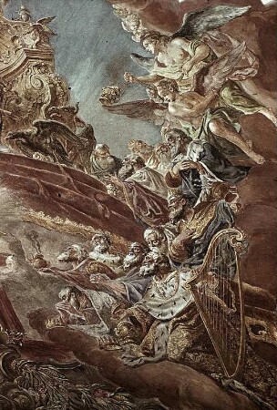 Die Anbetung des Lamms auf dem Berg Zion (Apokalypse)