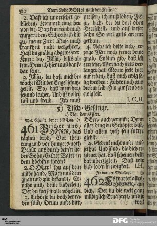 Tisch-Gesänge.