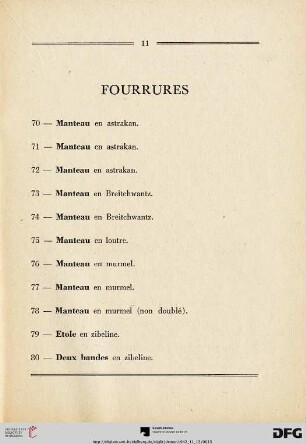 Fourrures