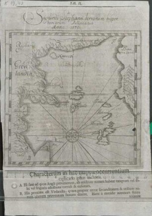 Sigurdi Stephanii terrarum hyperborearum Delineatio Anno 1570