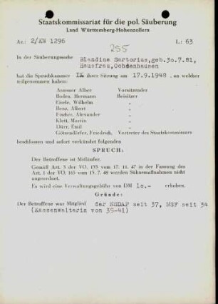 Startorius, Blandine