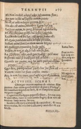 Actus IIII. Scena I.