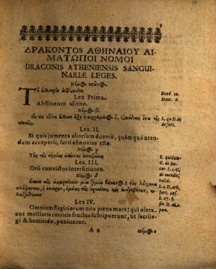 Principia iuris romani : i.e. leges Draconis et Solonis, leges Romuli, et leges XII. tabularum, secundum ordinem a Pardulpho Prateio et J. Lipsio observatum