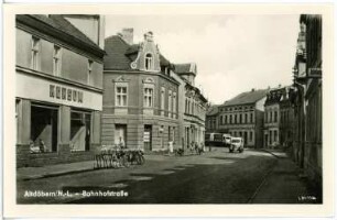 Altdöbern. Bahnhofstraße