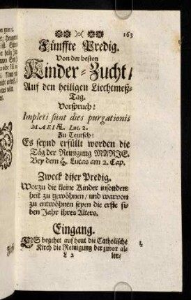 163-165, Vorspruch; Zu Teutsch; Zweck; Eingang
