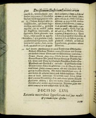 Decisio LXVI. - Decisio LXX.