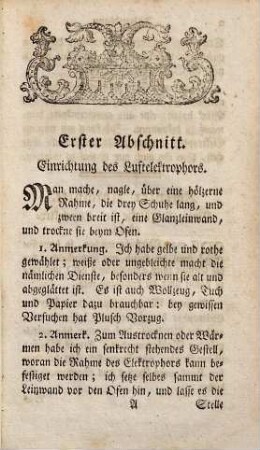 Joseph Webers D. der Theologie und Weltpriesters zu Dillingen, Beschreibung des Luftelektrophors : Nebst angehängten neuen Erfahrungen, neuen Instrumenten, einem Unterrichte von Zubereitung der brennbaren Luft, und verschiedener Versuche mit derselben