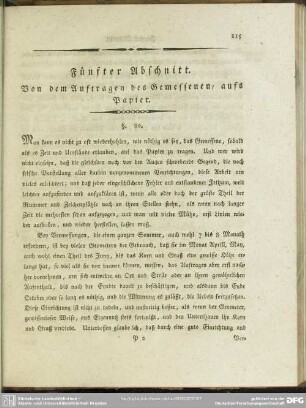 Fünfter Abschnitt. Von dem Auftragen des Gemessenen, aufs Papier