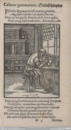 Caelator gemmarum. Steinschneyder.