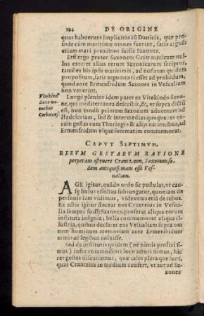 Caput Septimum. Rerum Gestarum Ratione perperam astruere Crantzium ...