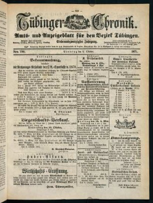 825-844, 8. Oktober (Nro. 196) - 14. Oktober (Nro. 200)