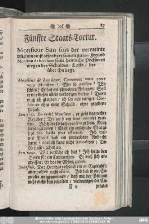 Fünffte Staats-Tortur.