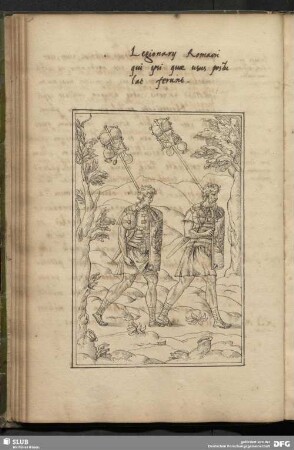 Legionarij Romani qui ipsi quae usus postulat ferunt.