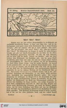 Heft 23 (1. Septemberheft 1899)