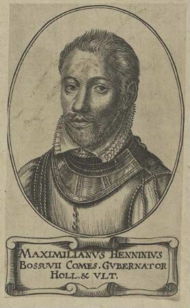 Bildnis des Maximilianvs Henninivs Bossvvii