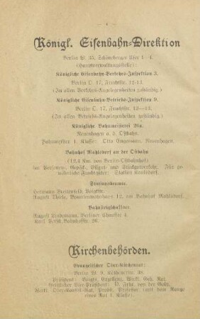 Kirchenbehörden
