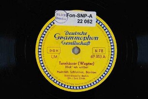 Tannhäuser : Blick' ich umher / (Wagner)