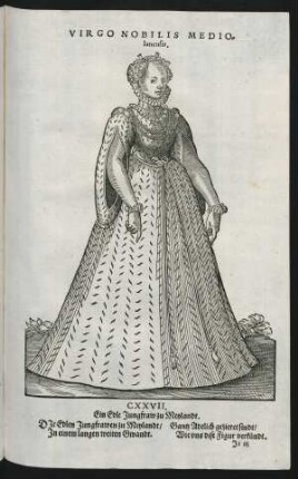 Virgo Nobilis Mediolanensis.