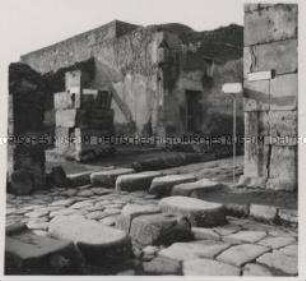 Pompeji, Straßenkreuzung