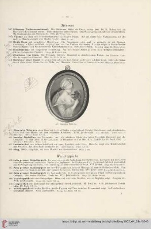 Diverses (Nr. 597-605)