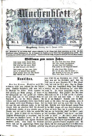 Wochenblatt für das christliche Volk. 1876