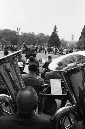 Konzert des Musikvereins Durlach auf dem Schloßplatz.