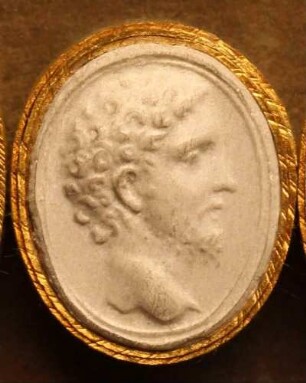 Profilbildnis des Marc Aurel (Daktyliothek, Das Alterthum nach Lippert und Visconti)
