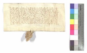 Kirchbergische Bestätigung eines Zehntverkaufs durch Kloster Wiblingen zu Buch