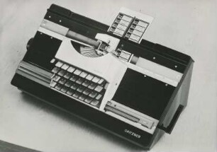 Gritzner-Beschriftungsmaschine der G. M. Pfaff AG