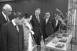Einweihung des Neubaus der Badischen Landesbibliothek.