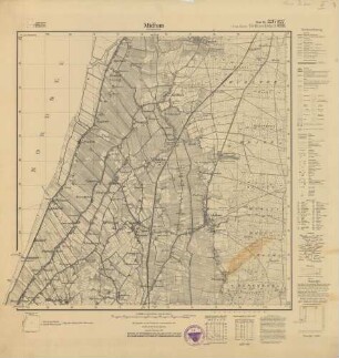 2217 (alte Nr.: 827/828) Midlum in Hannover, Meßtischblatt (4cm - Karte)