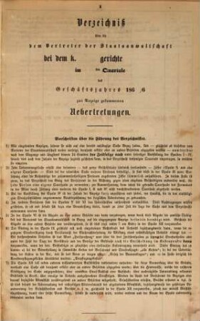 Vorschriften für die Geschäftsbehandlung in Uebertretungssachen bei den königl. bayr. Stadt- und Landgerichten in den Landestheilen diesseits des Rheines : [Umschlagtitel]