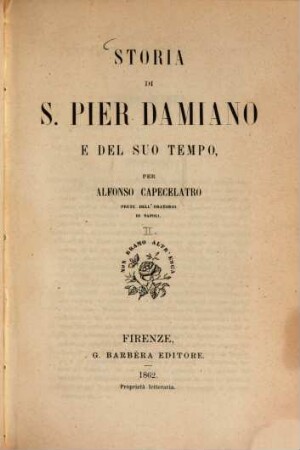 Storia di S. Pier Damiano e del suo tempo, 2