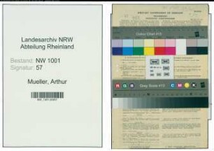 Entnazifizierung Arthur Mueller, geb. 07.12.1909 (Steiger)
