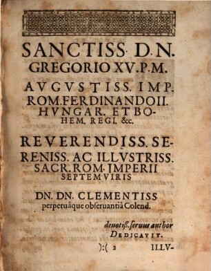 De Sacr. Rom. Imperii Septemviratv Commentarivs