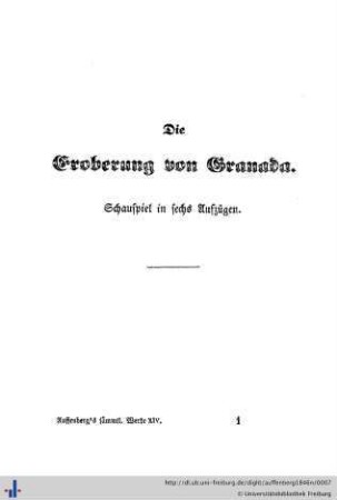 Die Eroberung von Granada