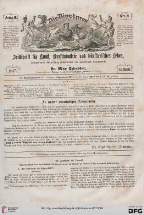 Nr. 8 (12. April 1857)