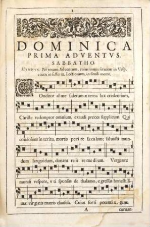Antiphonarium Romanum ad ritum breviarii : ex decreto sacrosancti concilii Tridentini restituti et Clementis VIII. auctoritate recogniti