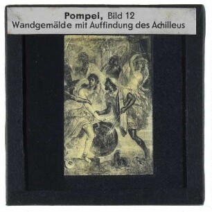 Unbekannt, Wandgemälde Achillesszene (Neapel Mus. Arch.)