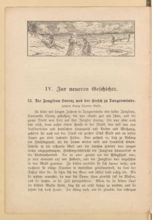 IV. Zur neueren Geschichte
