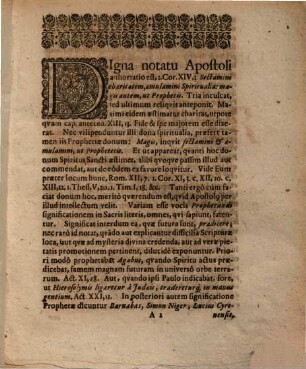 Collegii Theologici In Academia Wittenbergensi Decanus, Caspar Loescherus SS. Theol. Doct. & Prof. Publ. ... Lectoribus benevolis S. P. D.