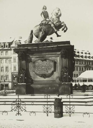 Reiterstandbild August des Starken auf dem Neustädter Markt