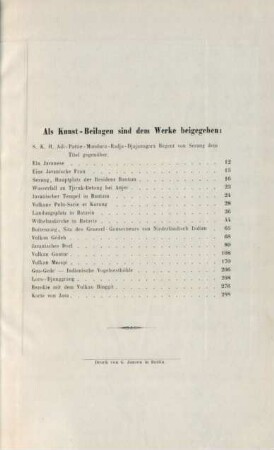 Als Kunst-Beilagen sind dem Werke beigegeben