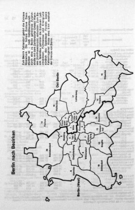 Karte: Berlin nach Bezirken
