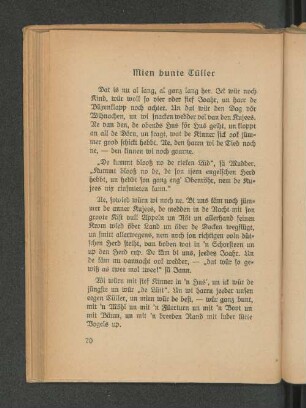 Mien bunte Tüller