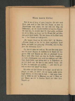 Mien bunte Tüller