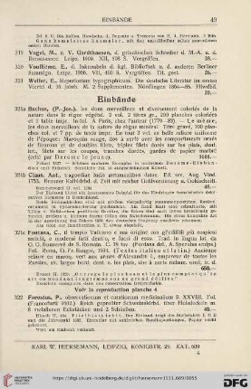 Einbände (Nr. 321a - 332)