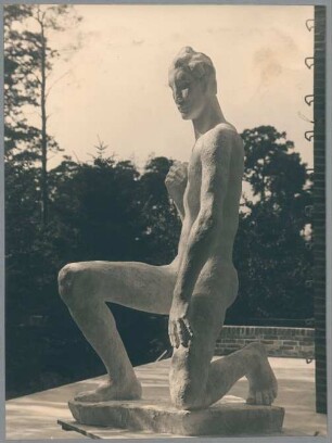 Heine-Denkmal für Düsseldorf, 1932, Gips