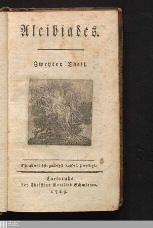 Zweyter Theil: Alcibiades