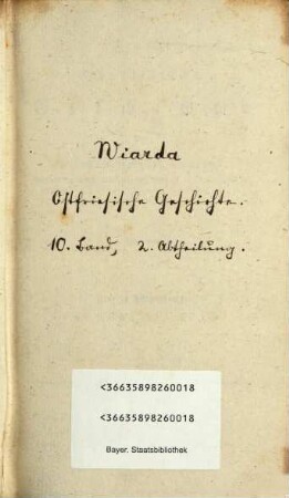 Ostfriesische Geschichte, 10,2 : von 1806 bis 1813.